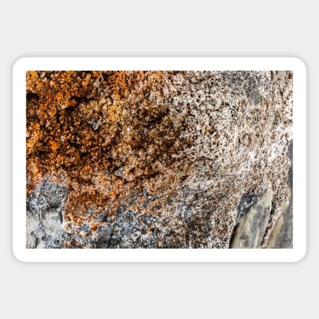 Rustic Seaside Erosion Texture - Alternative Sticker by textural